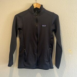 PATAGONIA R1 DAILY JACKET FLEECE LINED FULLZIP LOGO